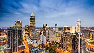 Popular destinations from New York to United States (CLT)