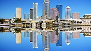 Popular destinations from New York to United States (TPA)